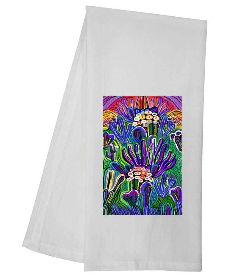 Absract Landscape Desert Tea Towel GGTT1211