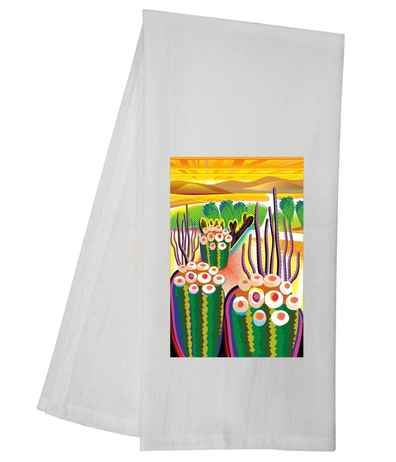 Bright Desert Cactus Tea Towel GGTT1218