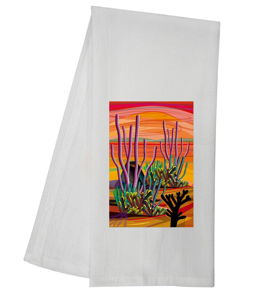 Warm Sunset Colors Tea Towel GGTT1219