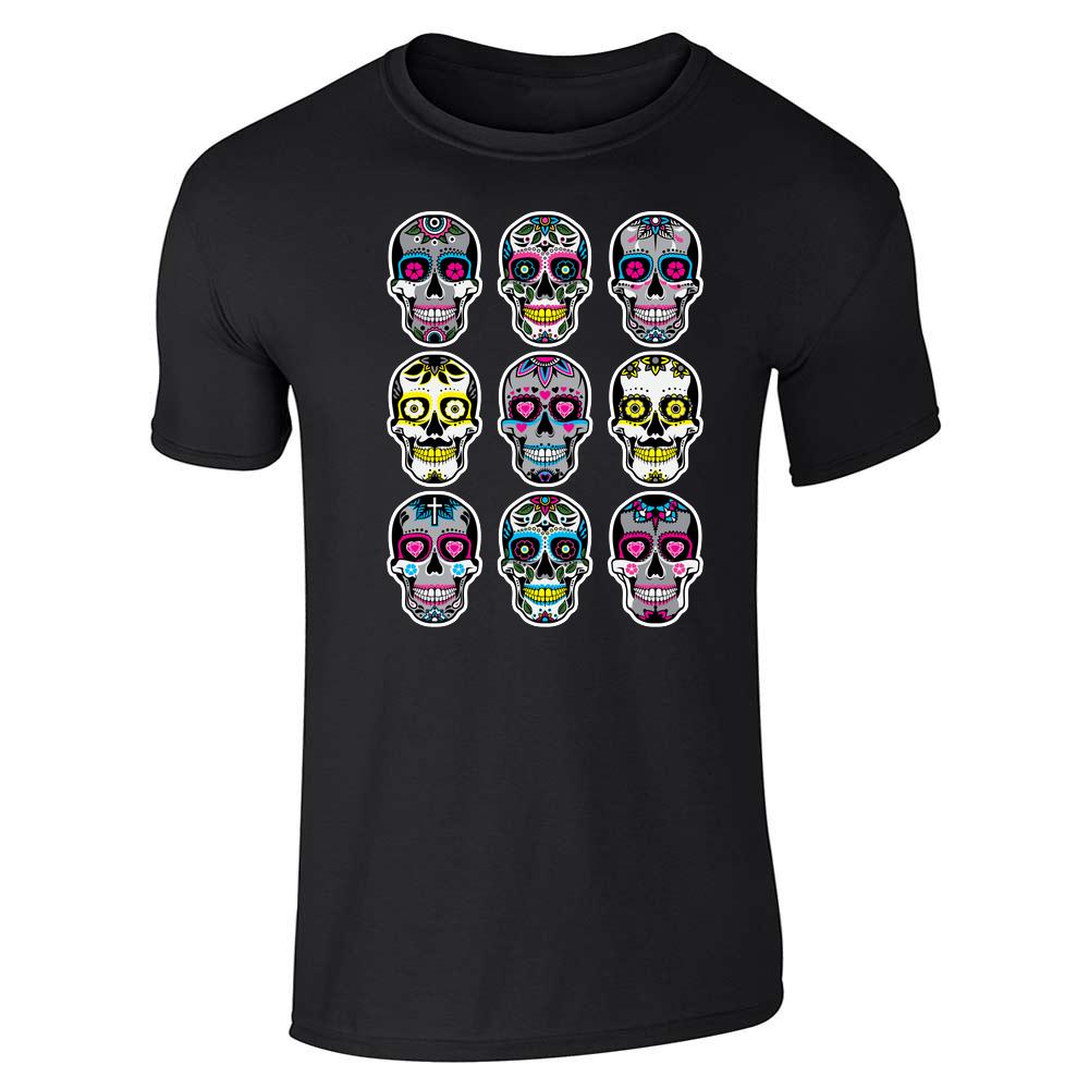 Sugar Skulls Day Of The Dead Unisex Tee