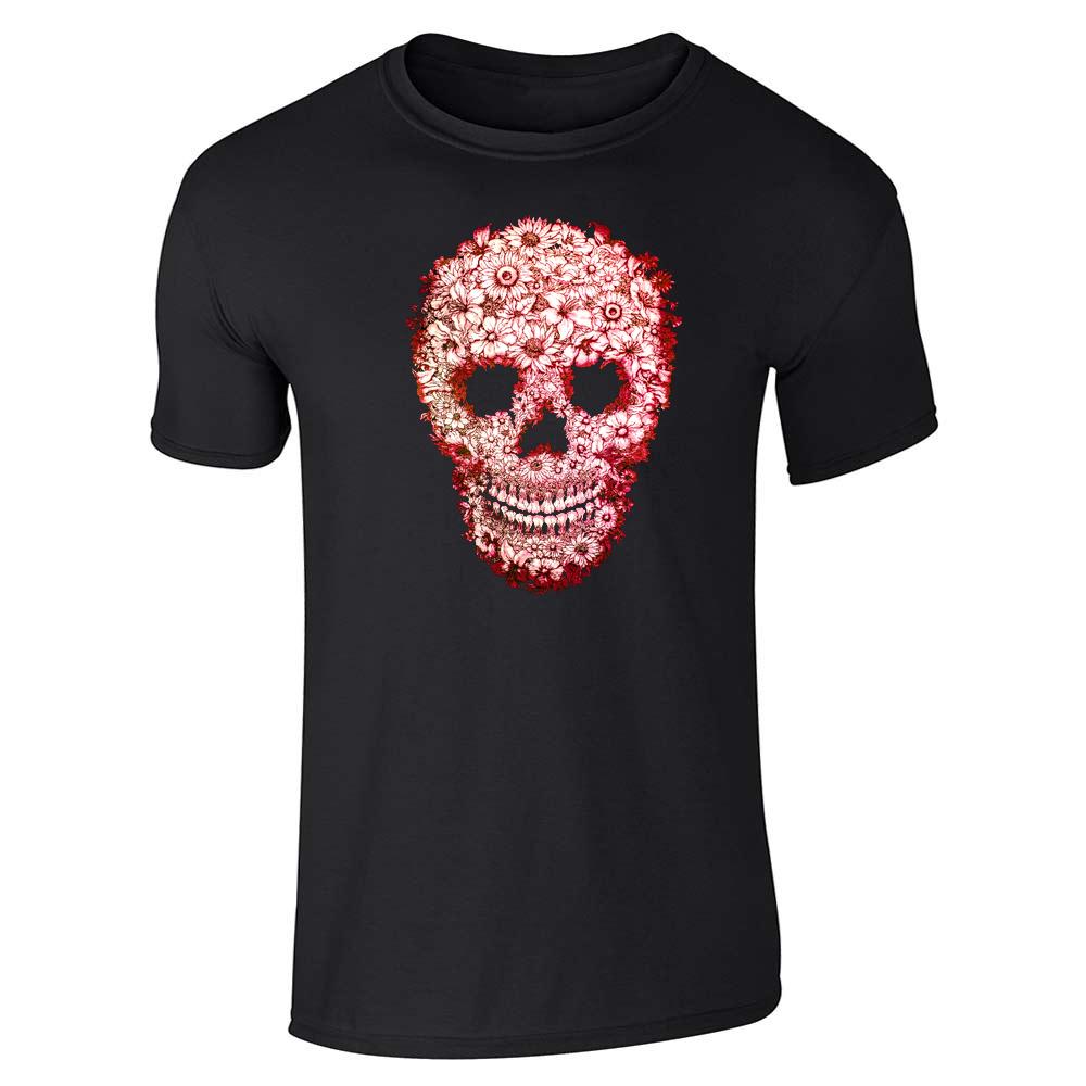 Floral Day Of The Dead Skull Oaxaca Juarez Mexico Unisex Tee