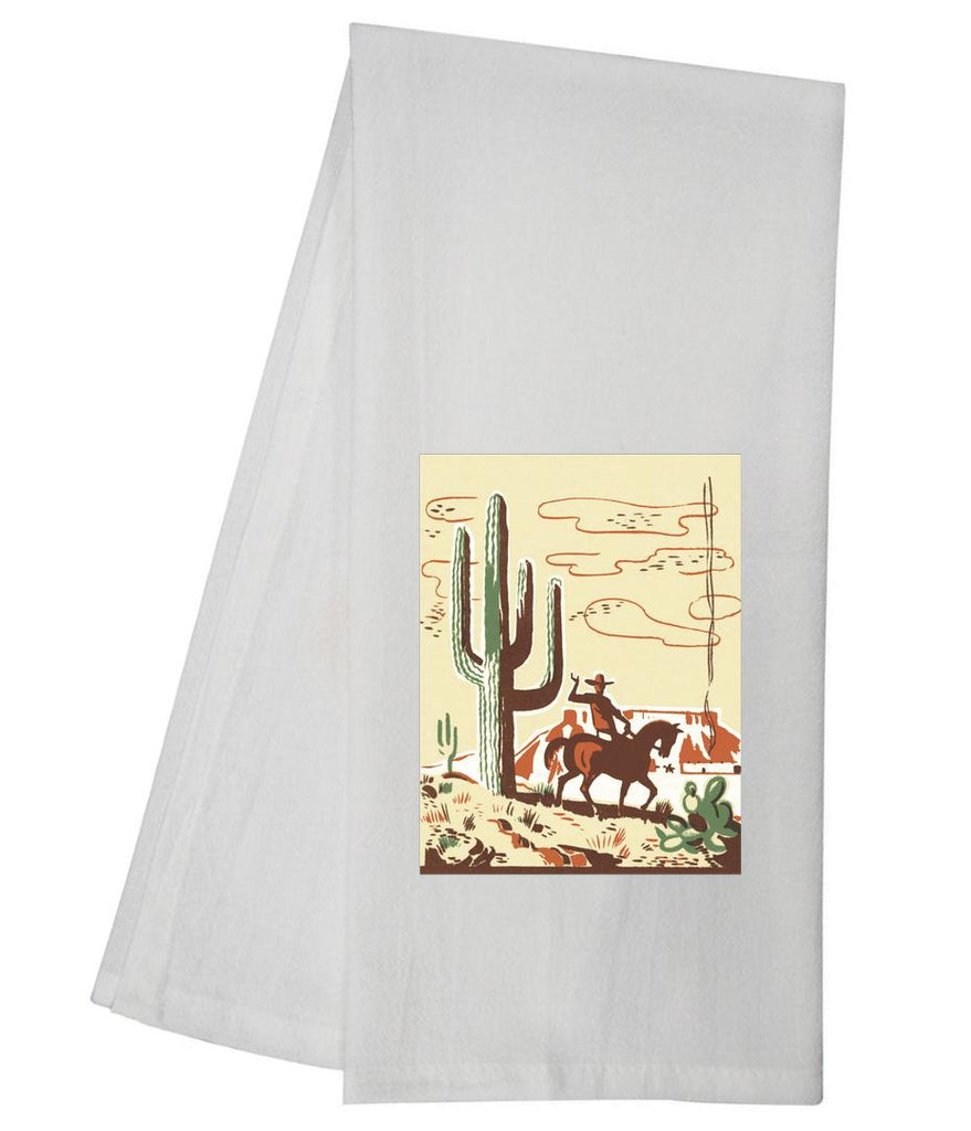 Retro Wild West Tea Towel GGTT1227