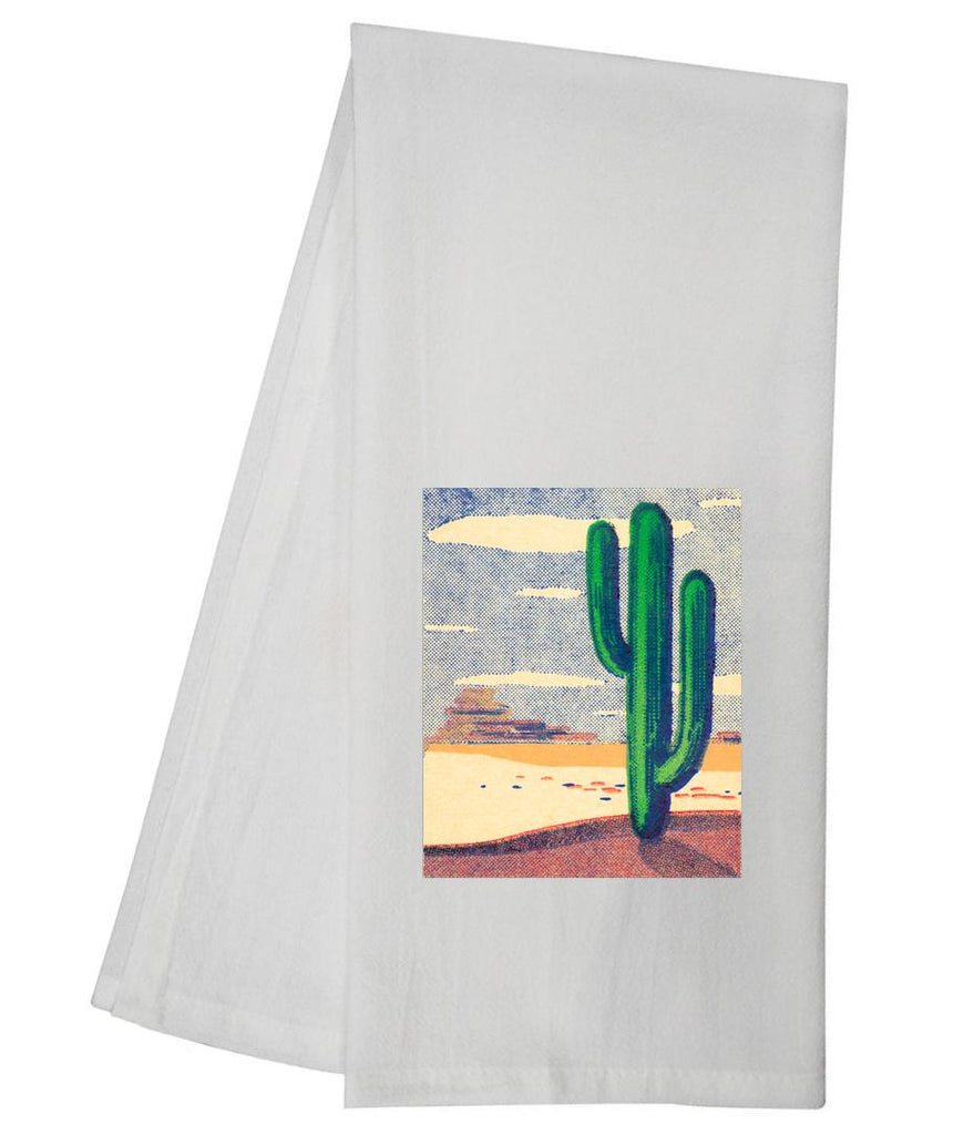 Retro Desert Cactus Tea Towel GGTT1229