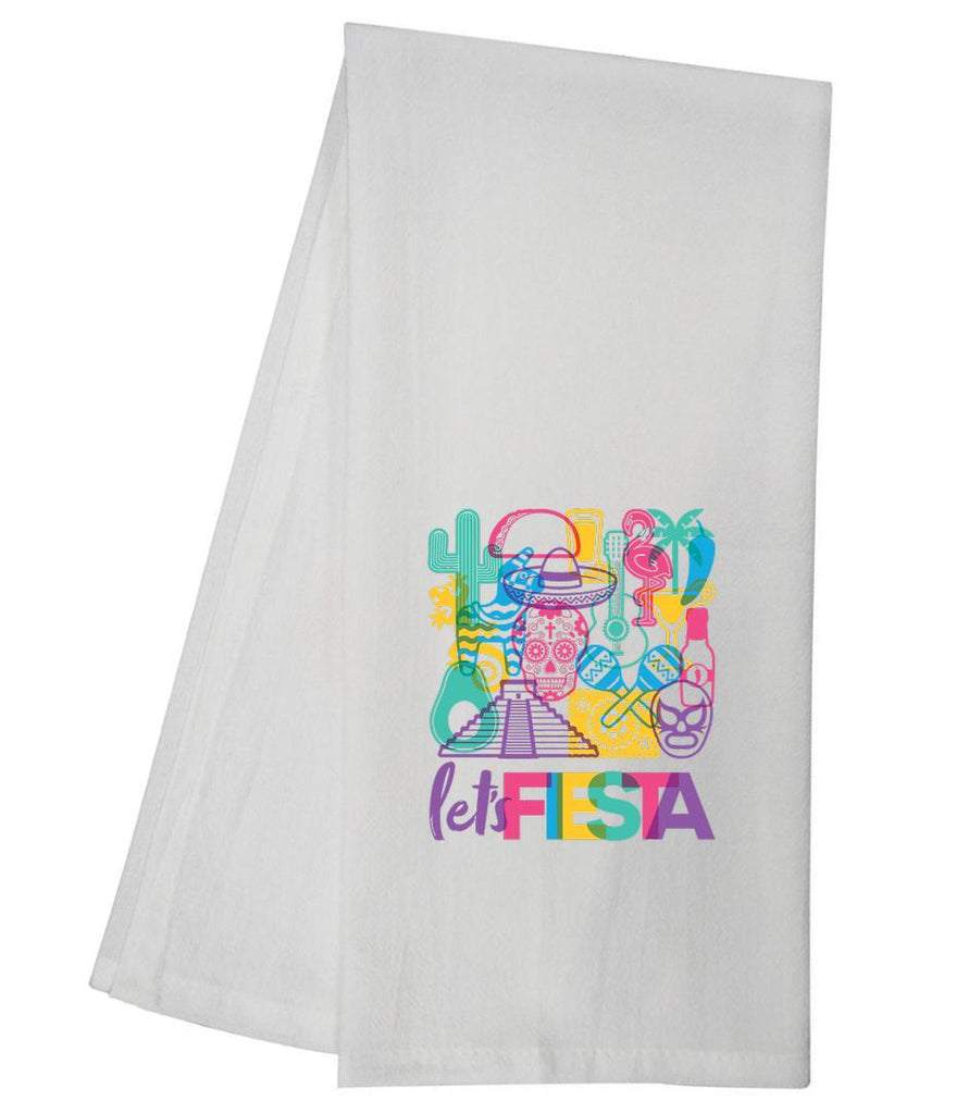 Lets Fiesta Tea Towel GGTT1231