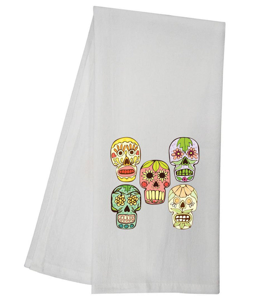 Sugar Skulls Pastels Tea Towel GGTT1252