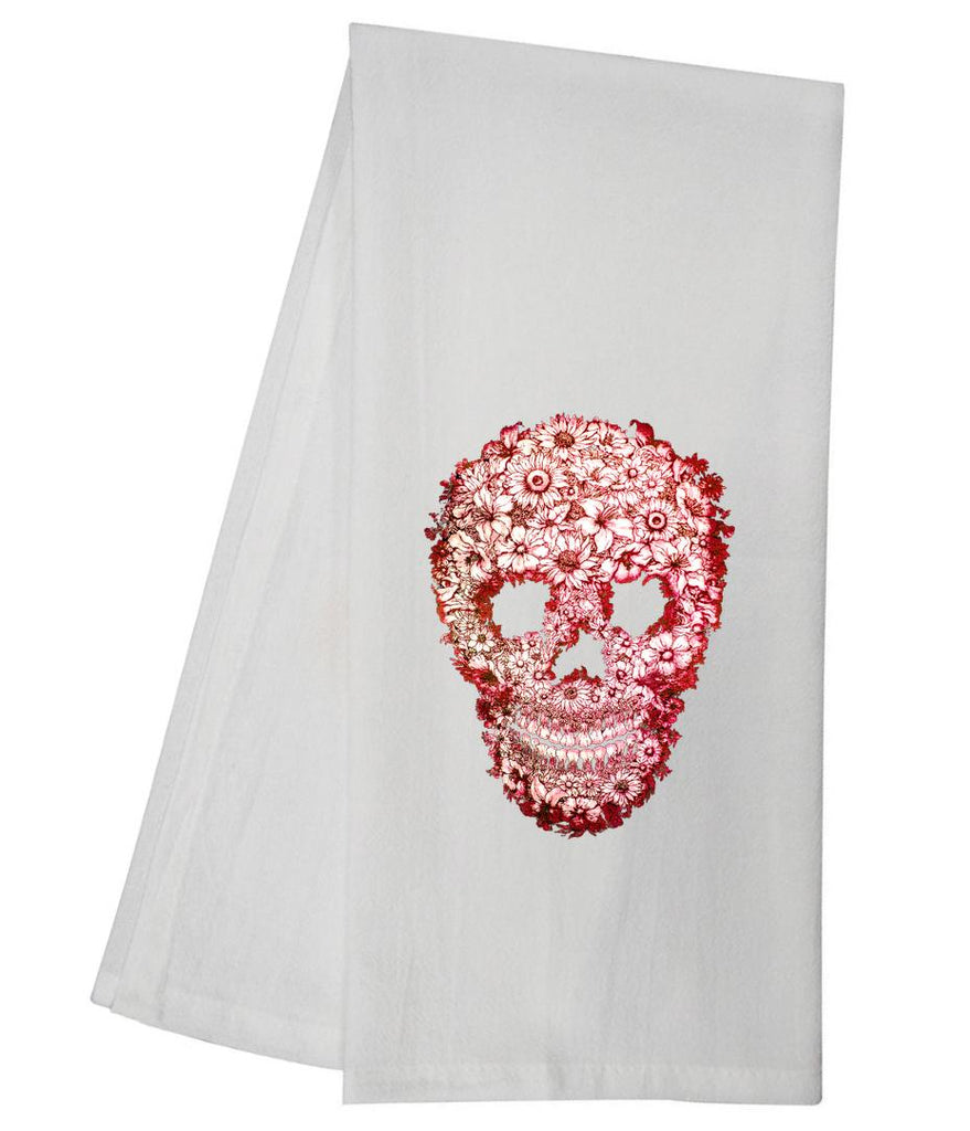 Floral Sugar Skull Oaxaca Tea Towel GGTT1256