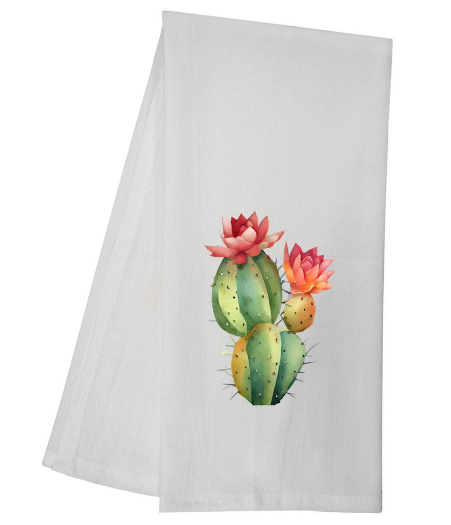 Flowering Cactus 1 Tea Towel GGTT1267