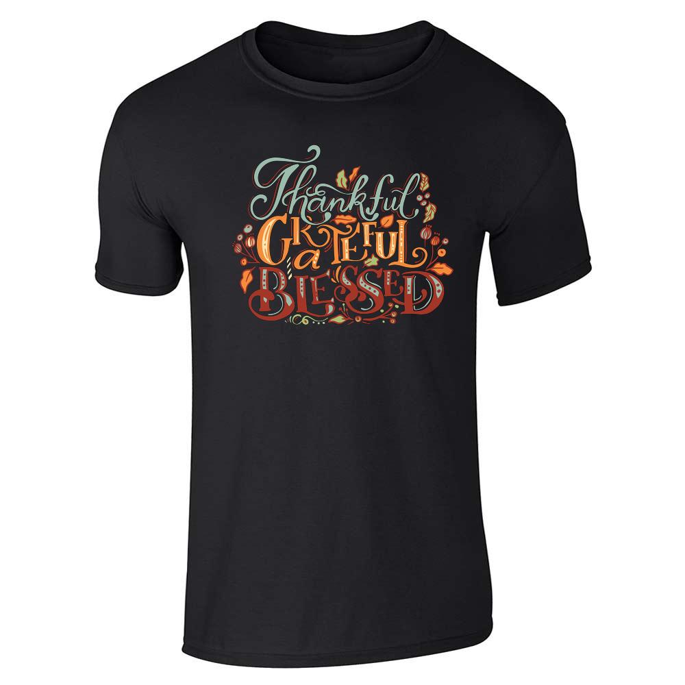 Thankful Grateful And Blessed BOHO Fall  Unisex Tee