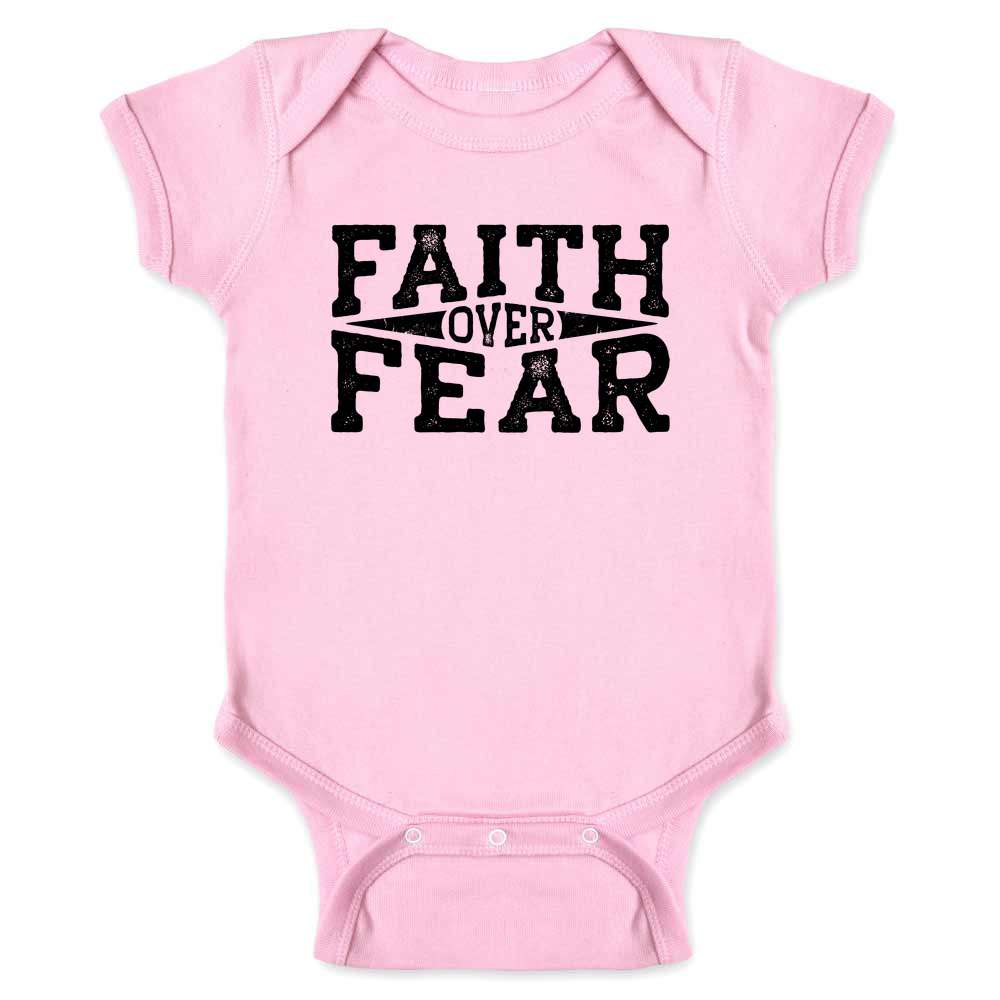 Faith Over Fear Baby Bodysuit