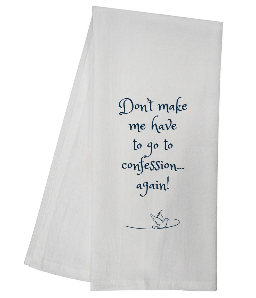 Confession Tea Towel SLTT1038