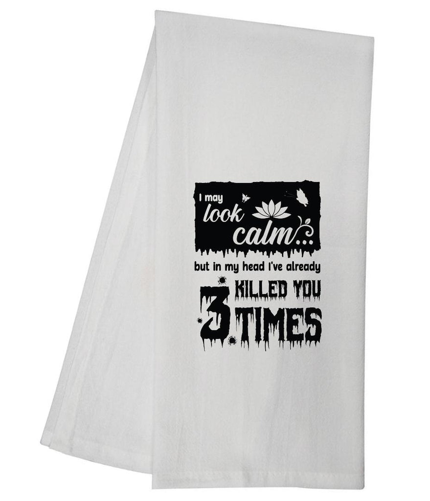 Killed You Tea Towel GGTT1271 / JACKASS_TEA_002-CALM