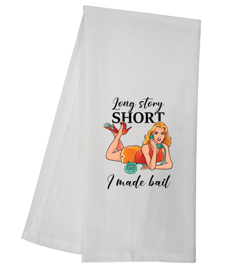 I Made Bail Tea Towel GGTT1274 / JACKASS-TEA-005-STORY