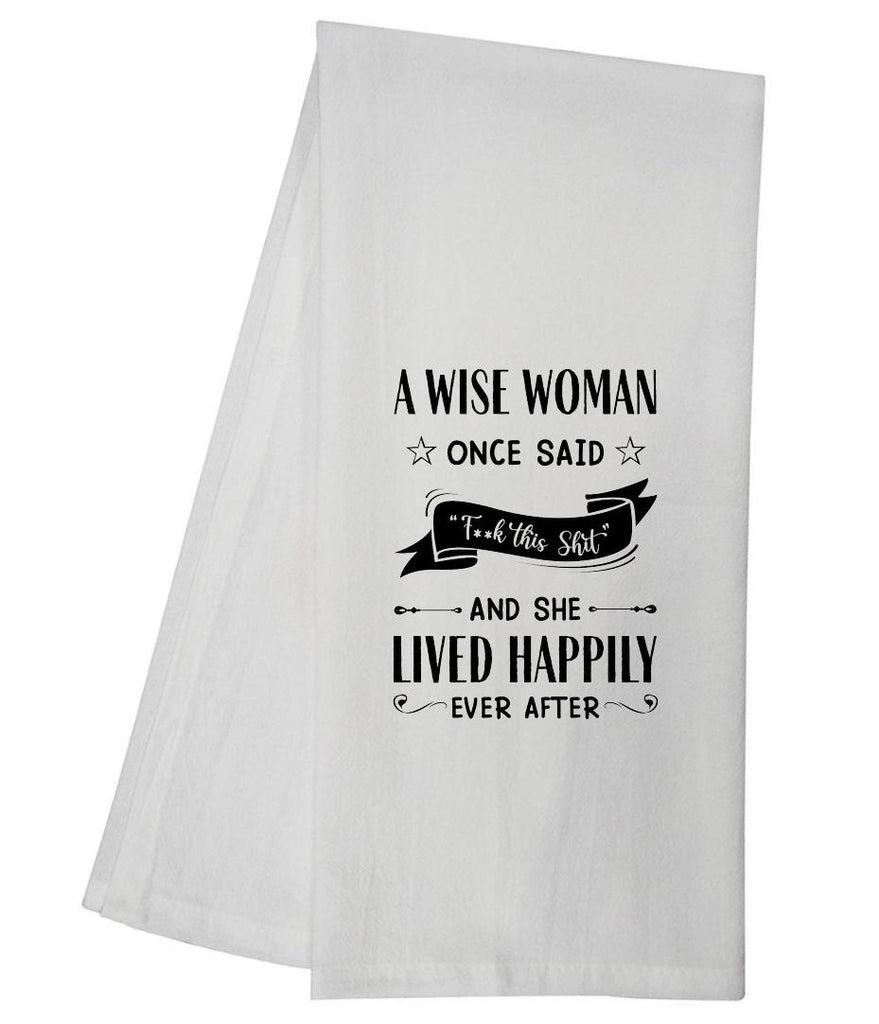 Wise Woman Tea Towel GGTT1277 / JACKASS-TEA-008-WISE