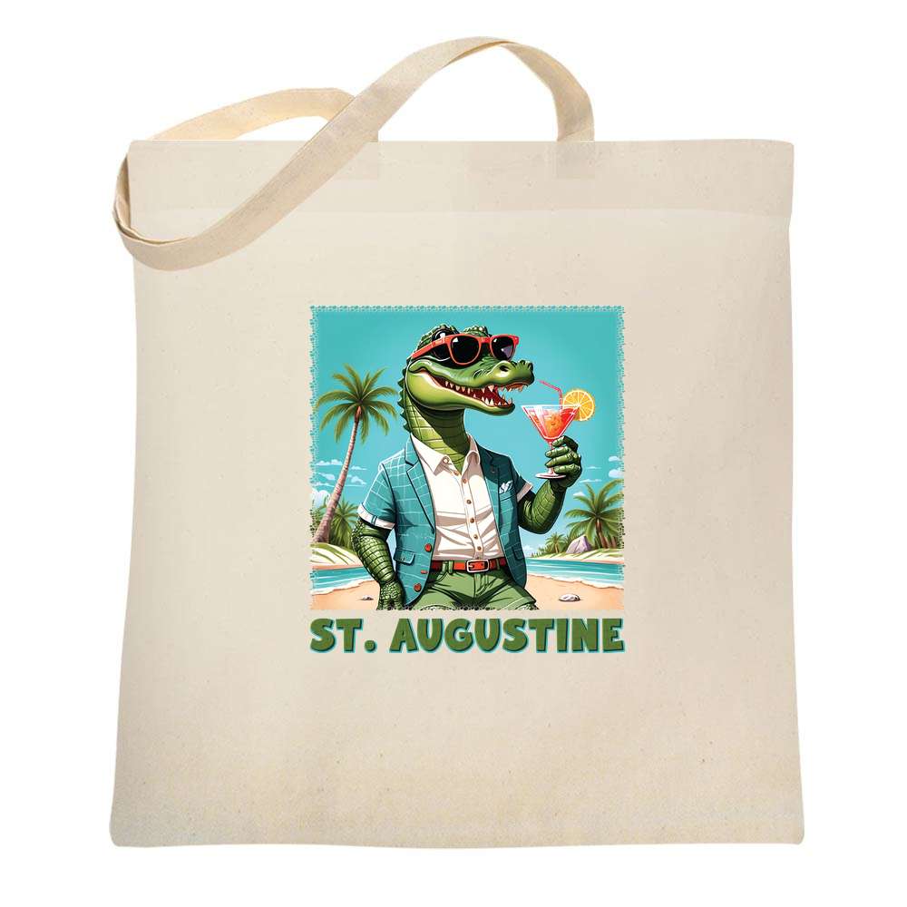 CUSTOM Gator Fun Historic Tours St Augustine Tote Bag