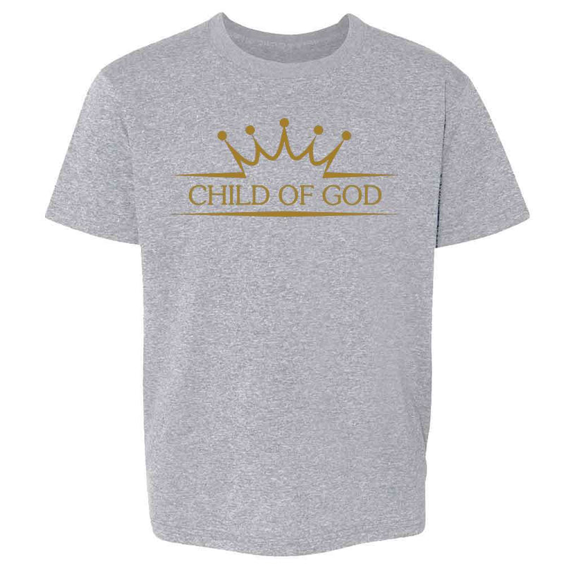 Child Of God Gold Crown Kids & Youth Tee
