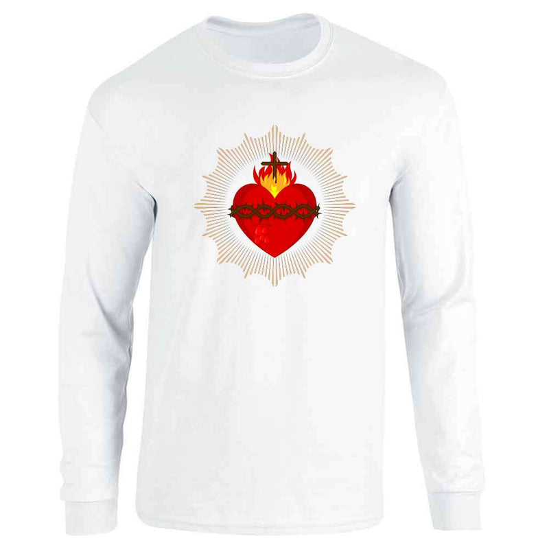 Sacred Heart Of Jesus Tattoo Long Sleeve