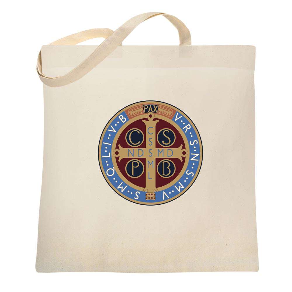 Saint Benedict Medal  Tote Bag