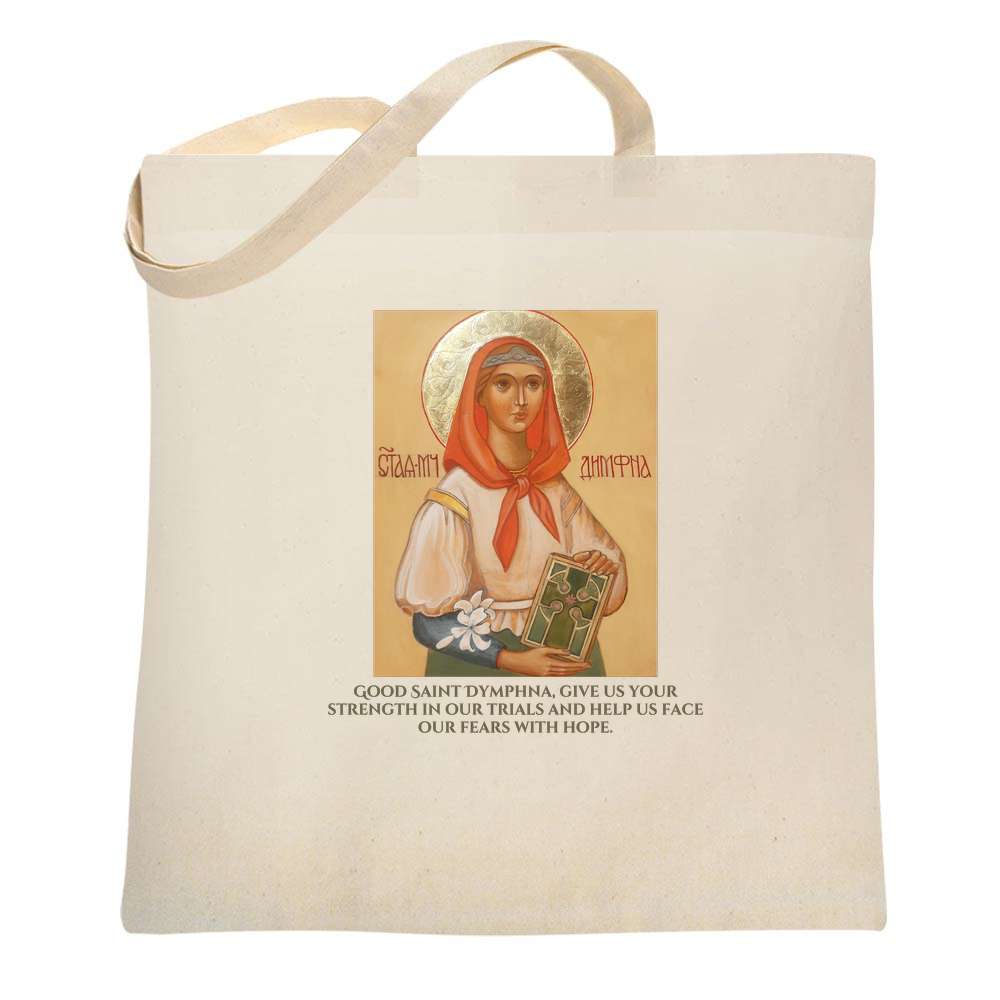 Saint Dymphna Tote Bag
