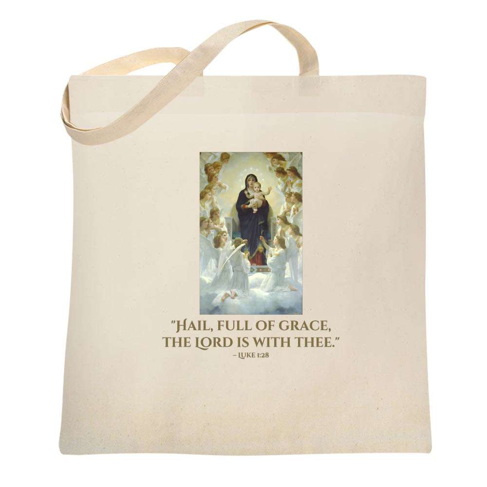 Hail Full Of Grace Tote Bag