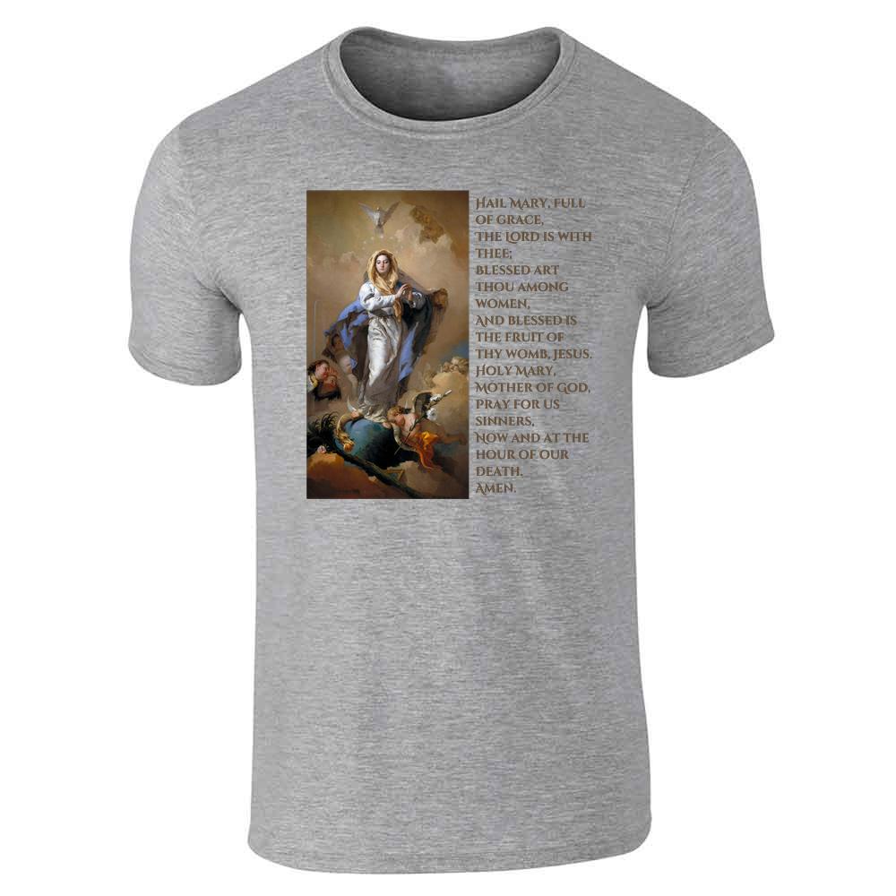 Immaculate Conception Hail Mary Prayer Unisex Tee