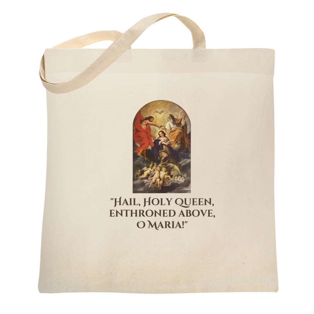 Coronation Hail Holy Queen Tote Bag