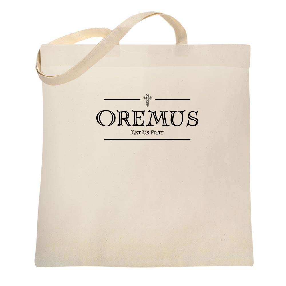 Oremus Let Us Pray Tote Bag