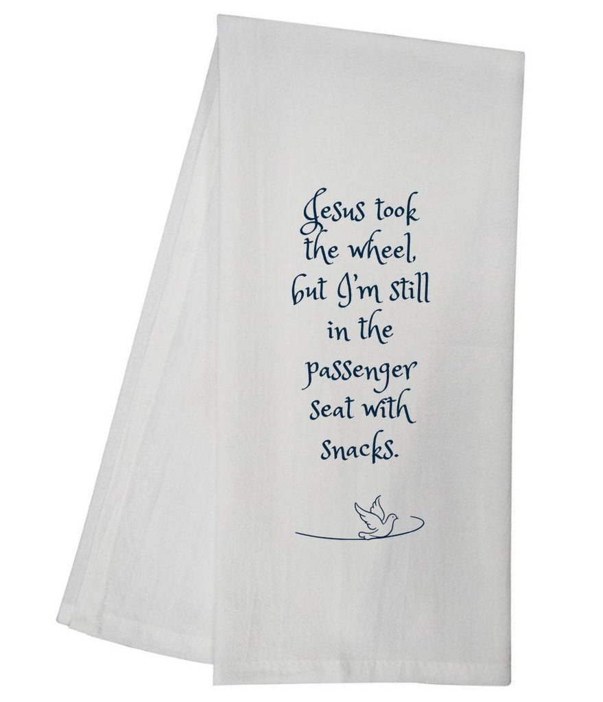 Jesus Took Wheel Tea Towel SLTT1004