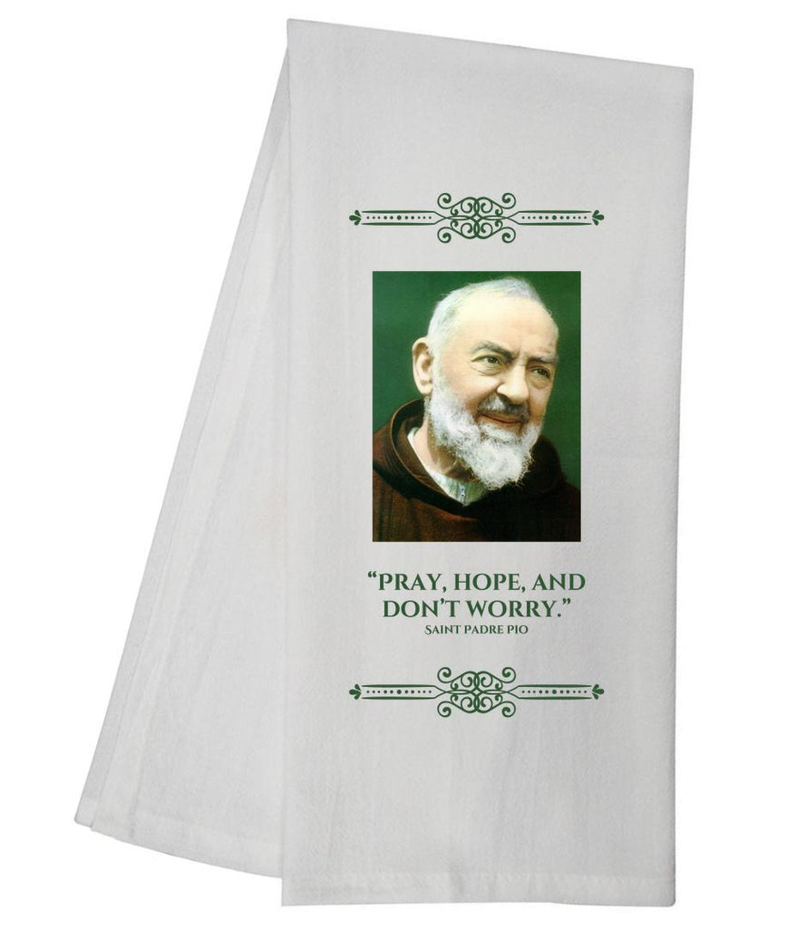 Saint Padre Pio Tea Towel SLTT1050