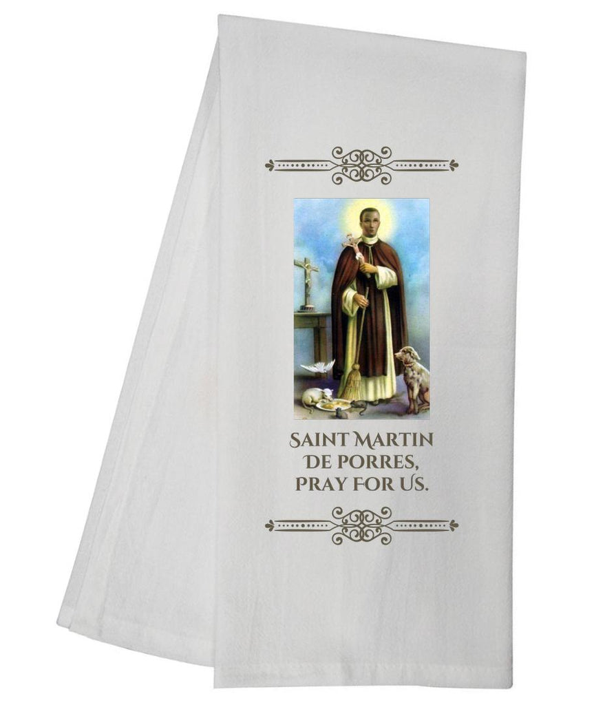 Saint Martin De Porres Tea Towel SLTT1051