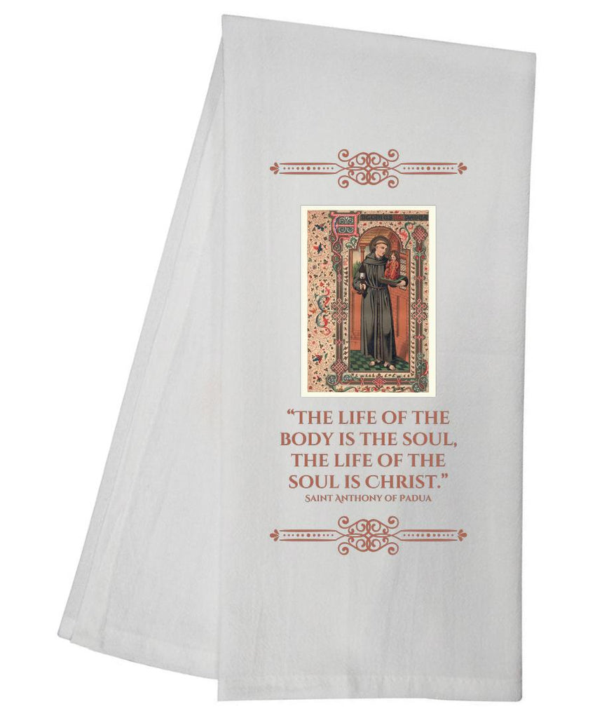 Saint Anthony Of Padua Tea Towel SLTT1056