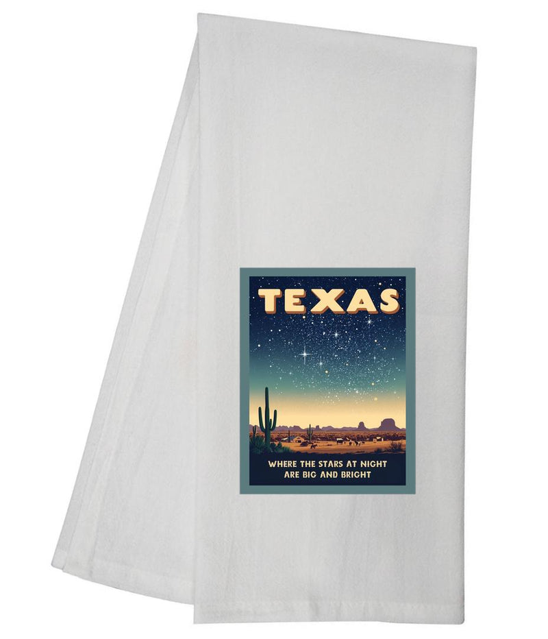 Texas Stars Big Bright Tea Towel GGTT1287