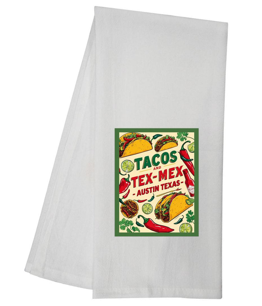 Texas Tacos Tex Mex Tea Towel GGTT1291