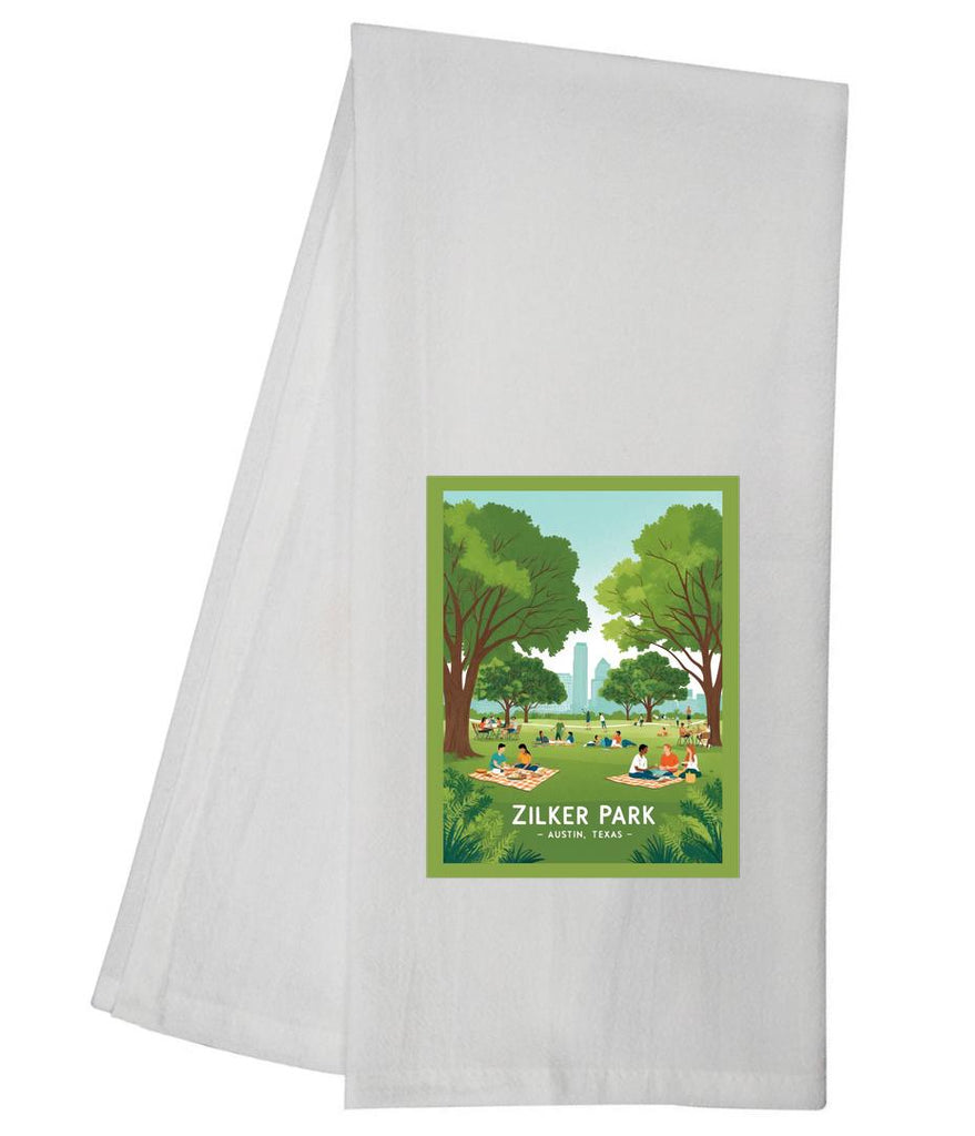 Texas Zilker Park Tea Towel GGTT1292