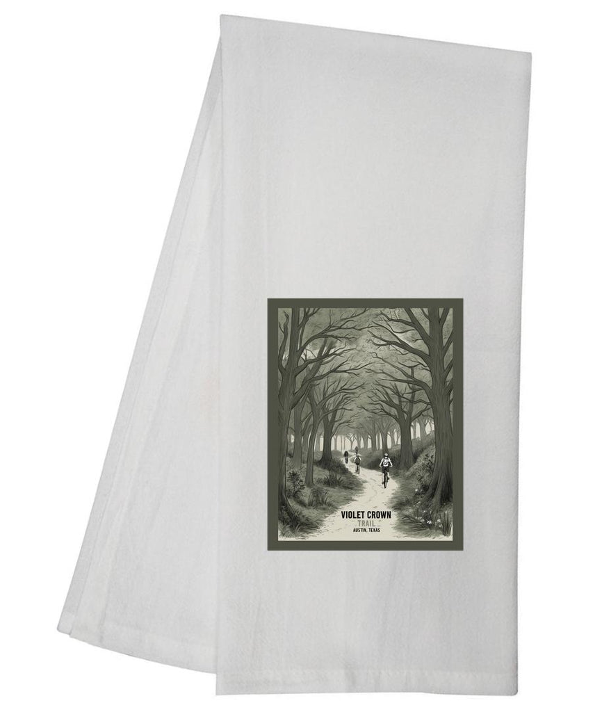 Texas Violet Crown Trail Tea Towel GGTT1295