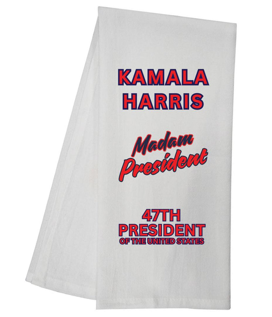 Kamala Harris Madam President Tea Towel GGTT1307