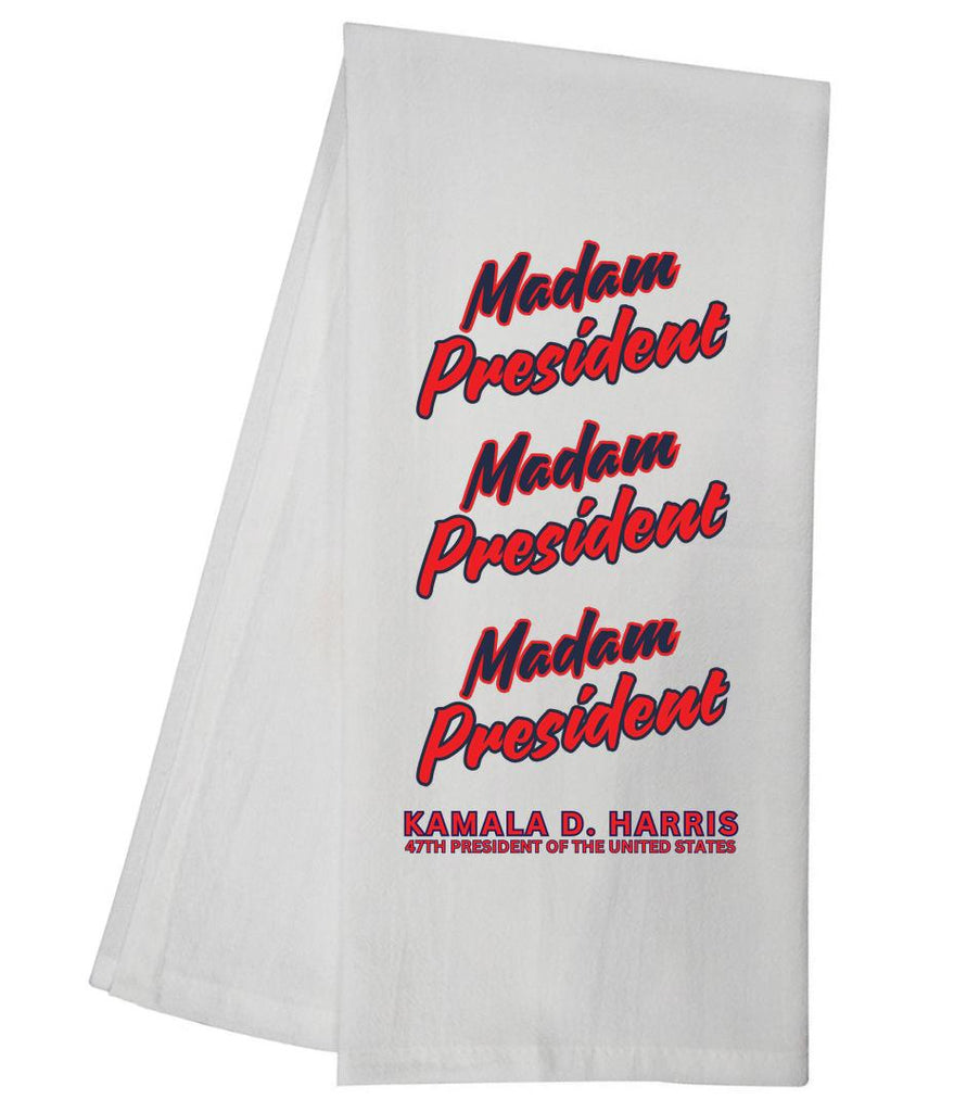 Kamala Harris Madam President 2 Tea Towel GGTT1308