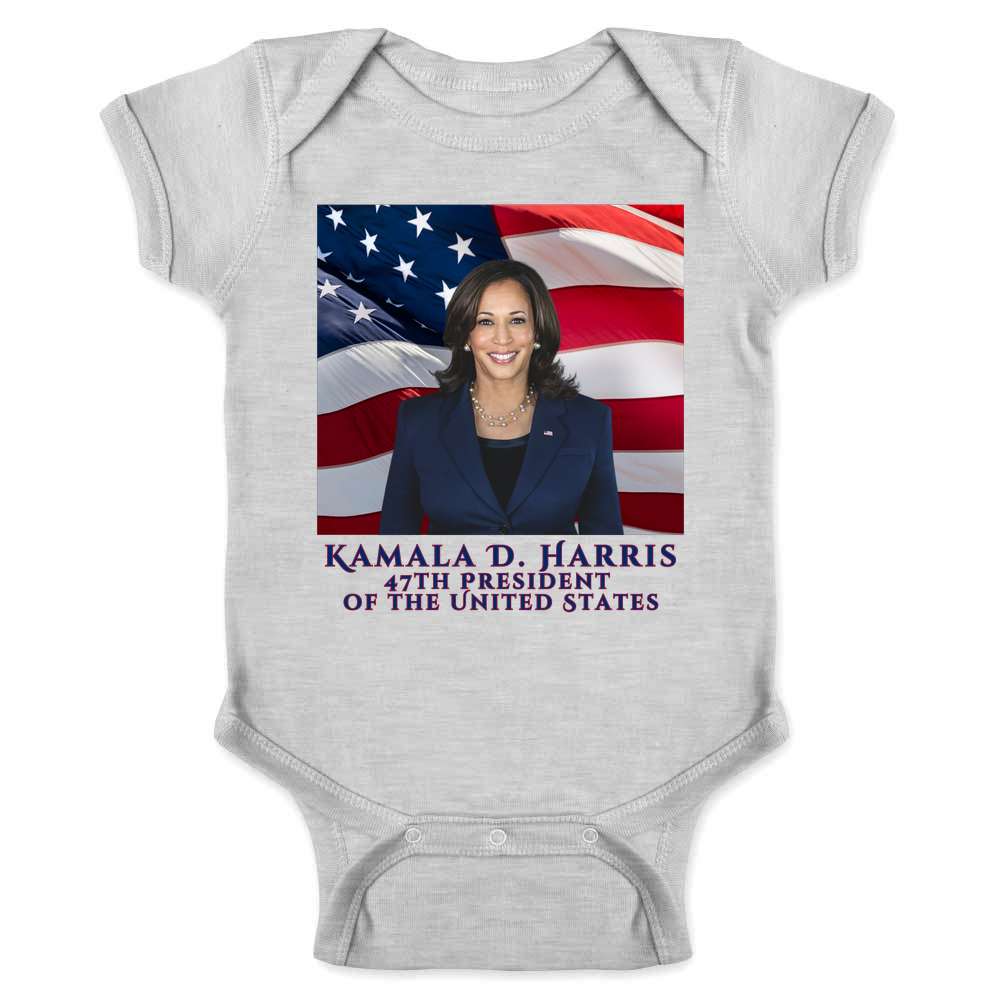 Kamala Harris 47th President Inauguration Flag Fly Baby Bodysuit