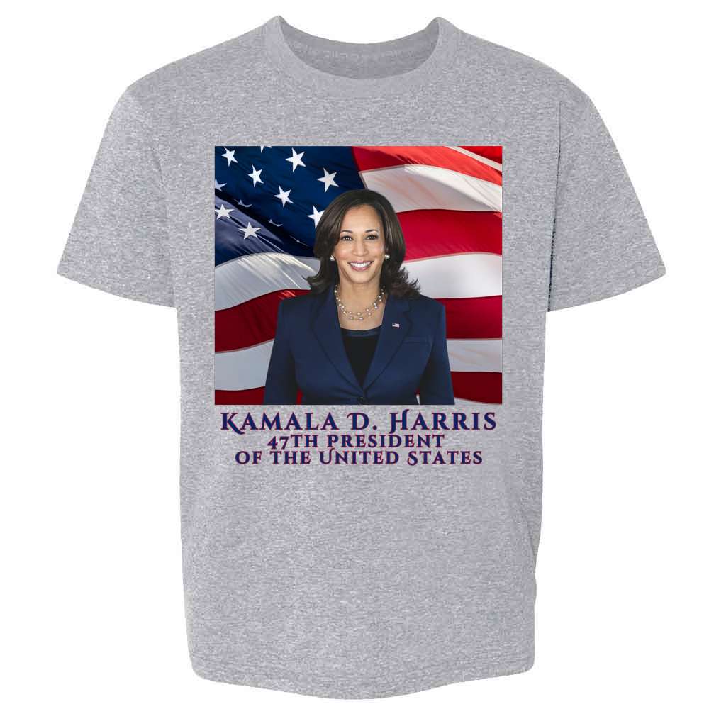 Kamala Harris 47th President Inauguration Flag Fly Kids & Youth Tee