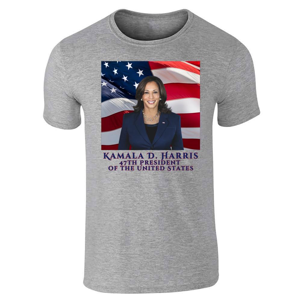 Kamala Harris 47th President Inauguration Flag Fly Unisex Tee