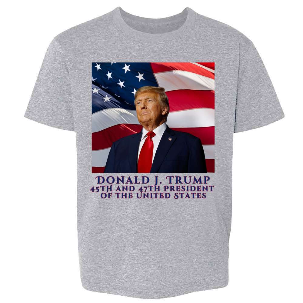 Donald Trump 47th President Inauguration Flag Fly Kids & Youth Tee