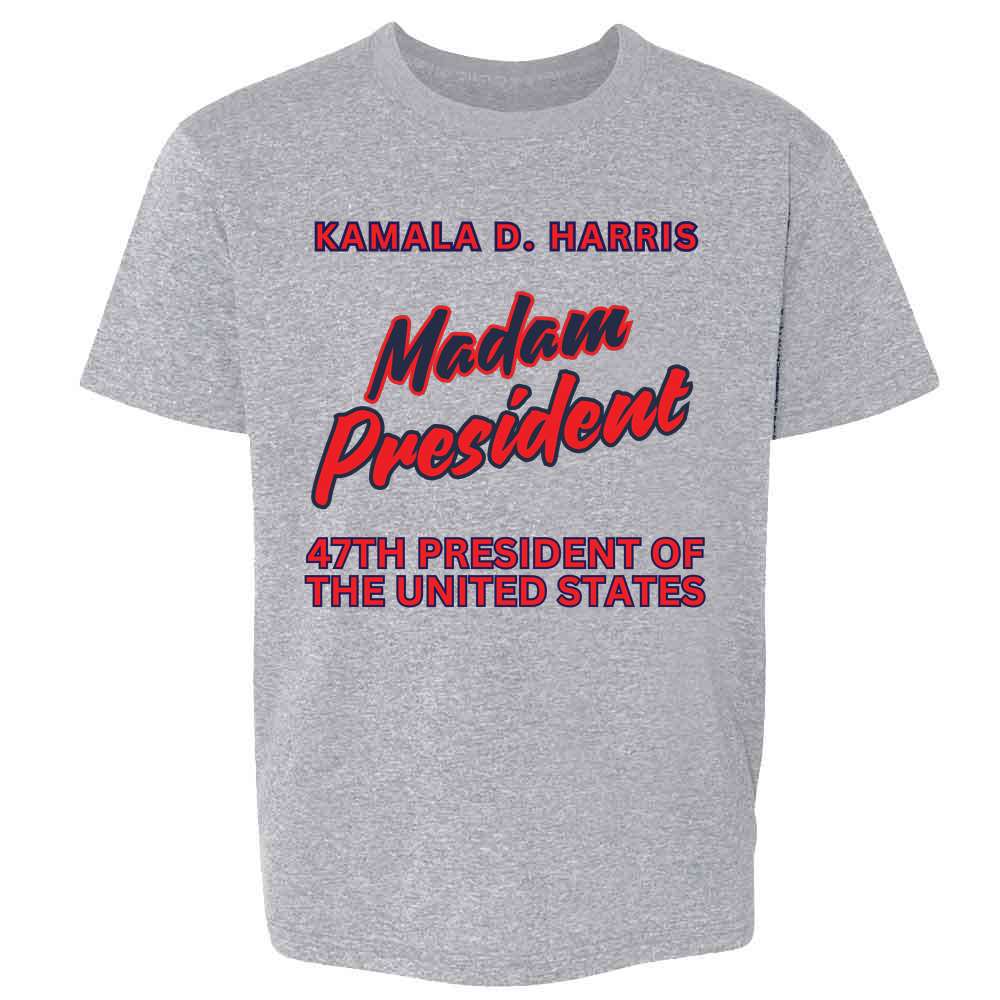 Kamala Harris 47th President Madam President Kids & Youth Tee