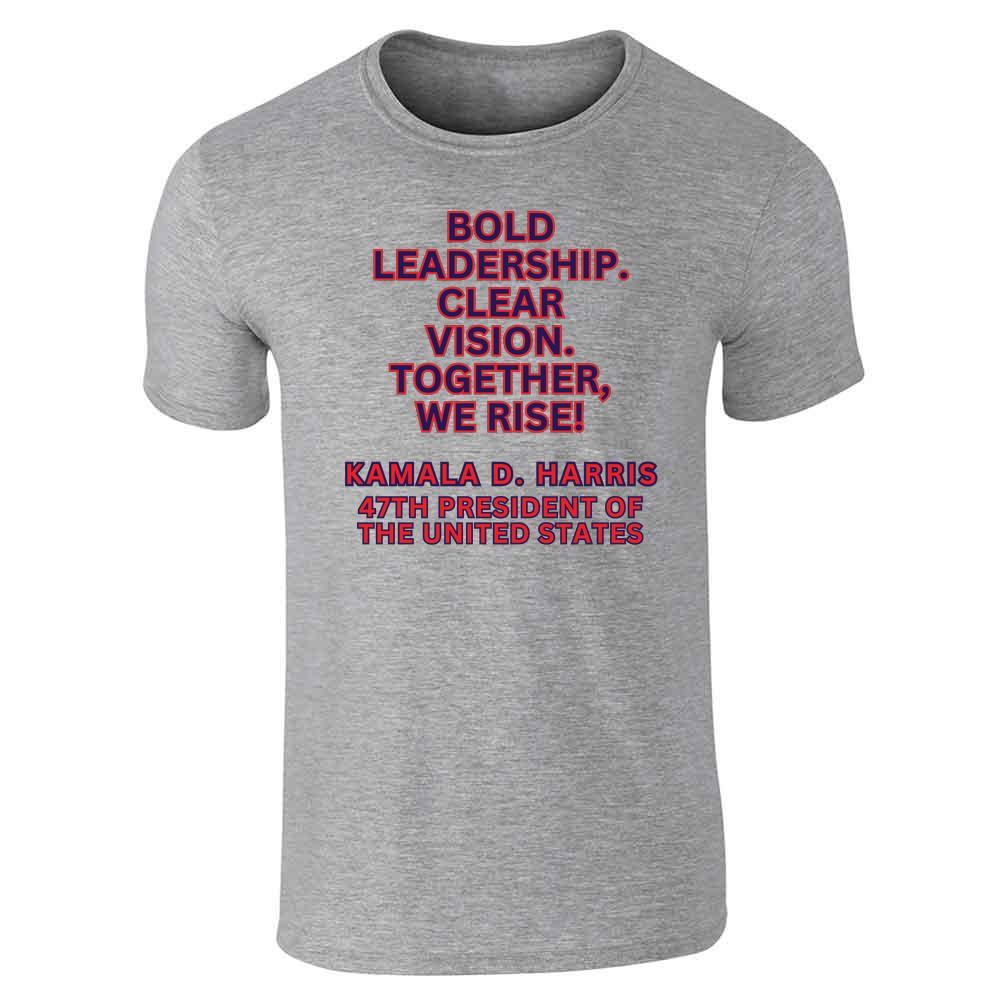 Kamala Harris 47th President We Rise Unisex Tee