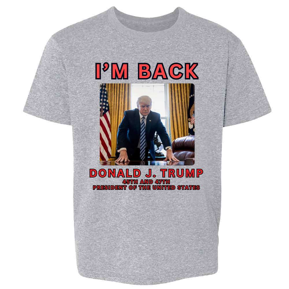 Donald Trump 47th President Im Back Kids & Youth Tee