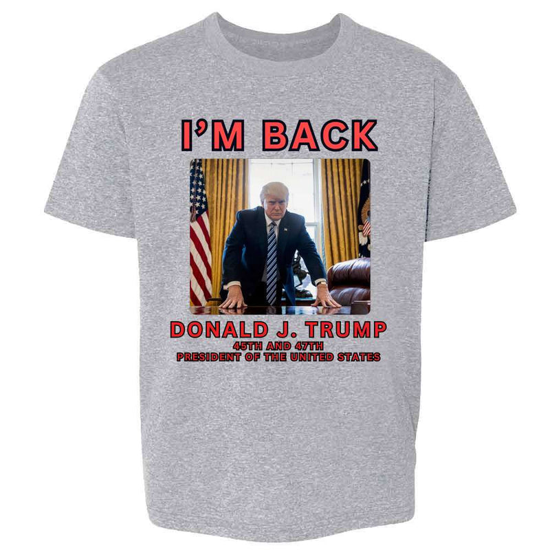 Donald Trump 47th President Im Back Kids & Youth Tee