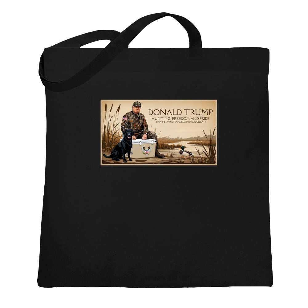 Donald Trump Hunting Freedom And Pride Duck  Tote Bag
