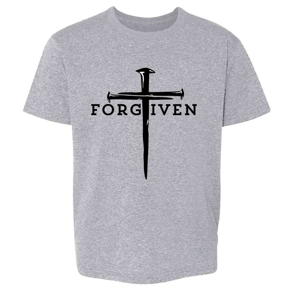 Forgiven Cross Nails Christian Kids & Youth Tee