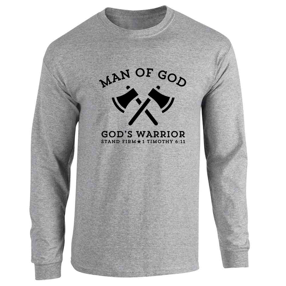 Man Of God Gods Warrior Long Sleeve