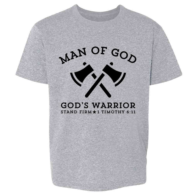 Man Of God Gods Warrior Kids & Youth Tee