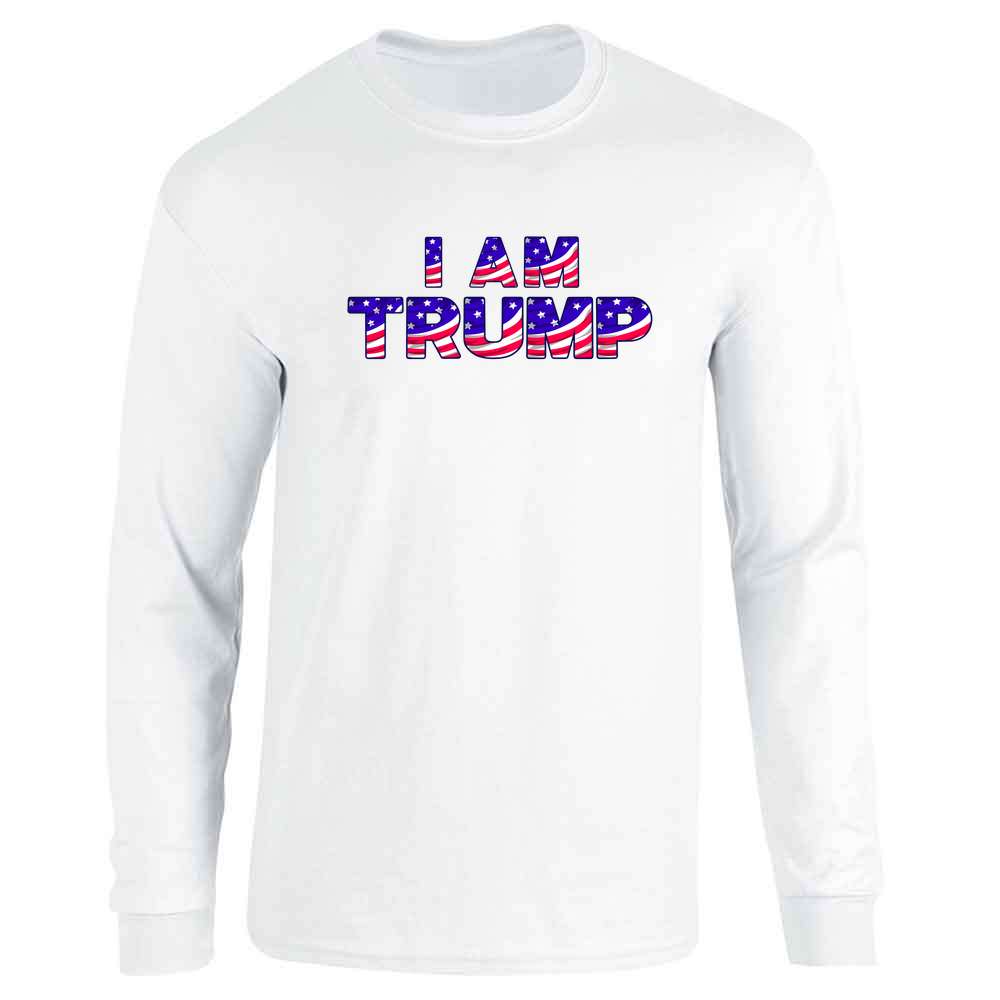 We Are Trump Donald Trump Flag Letter President  Long Sleeve