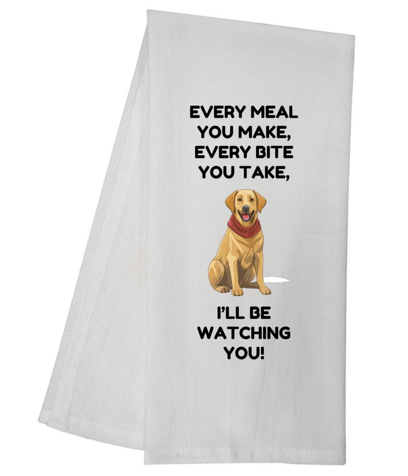 Every Meal Yellow Lab Tea Towel GGTT1311